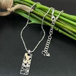 Brighton Retired  “Spring Hill” Black/Cream Enameled Flowers Pendant Necklace Photo 0