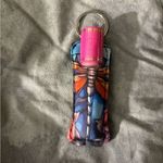 NWOT Dragonfly lipstick/lip gloss holder keychain Blue Photo 8