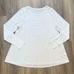 Boden USA Boden Pure White Long Sleeve Tee Photo 0