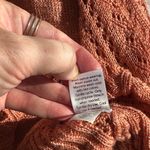 LC Lauren Conrad  Square Neck Coral Knit Sweater Size Small Photo 6