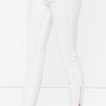 White House | Black Market NWT White Mid Rise Skinny Crop Jeans Photo 0