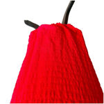 No Comments Red Maxi Dress Y2K Ruffled Gauze Size XL Bodycon Figure Flattering Photo 5