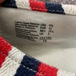 American Eagle  Women’s Espadrille Flats SIZE 9.5 Red White Blue Striped Shoes Photo 4