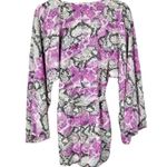 ASOS Swim Kimono Sleeve Purple Snake Print Lightweight Romper 2 Photo 1