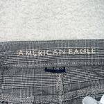 American Eagle Hi-Rise Mini Skirt Plaid Super Stretch Black White Size 4β Photo 4