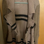 Free People  Tan and Black Cardigan Photo 0