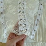 Outcast Clothing Mini Dress Tie Up Back Dylan Size M White Size M Photo 1