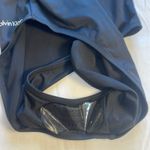 Calvin Klein NWT Black One Piece Swimsuit High Cut Cheeky Minimalist New Size L Photo 9