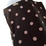 DKNY Swim Bathing Suit Top only Black with Gray Polka dots Loose Fit Small Photo 14