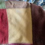 Lucky Brand Lucky Vintage Large Suede/Canvas Adjustable Strap Exquisite Patchwork Tote/Bag Photo 8