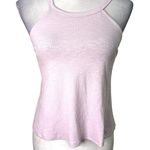 Freshman Women's Ligh Purple/Pink Ribbed Sleeveless Halter Top S NWOT Pink Photo 0