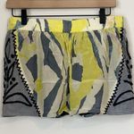 Anthropologie Chloe Oliver Embroidered Colorful Design Shorts - Size: Small Photo 2