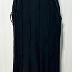 Ann Taylor  Exposed Seam Sleeveless Maxi Gown Cocktail‎ Dress Silk Black Size 12 Photo 0