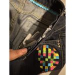 COOGI  Jeans Women's Embroidered Size 16 Cotton Blend Low Rise Dark Wash Denim Photo 8