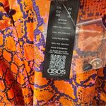 ASOS curve animal print dress size 18 Orange Photo 4