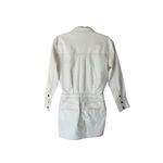 Anthropologie Pilcro x - Long-Sleeve Denim Micro Mini Shirt Dress Sz S Photo 6