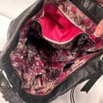 Elliott Lucca Black Round Leather Purse Photo 8