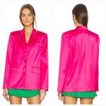 Lovers + Friends Andie Blazer in Raspberry Pink Small Photo 1