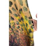 Soft Surroundings  Boho Midi Dress Pockets Jungle Print XL Photo 7