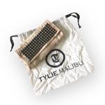 new Tylie Malibu š Runaway Rockstud Python Skinny Clutch Bag š Red Carpet Hot Photo 9