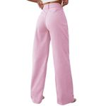 SheIn High Waist Wide Leg Jeans in Pink, Size 30 Photo 1