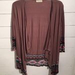 Flamingo urban boutique Aztec kimono tan cardigan Size M Photo 0
