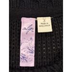 Alya Black Knit Sweater with Zipper Accents Womens Size Small Photo 6