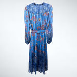 Current Air  Betsy Floral Midi Dress Blue Size S Photo 3