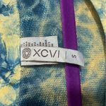 XCVI  Tie Dye blue yellow long sleeve tunic top Photo 4