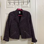 Chico's Multicolor Tweed Blazer Jacket size 2/large Photo 1