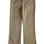 Eddie Bauer  90s Tan & Brown Plaid Low Waisted Wide Leg Pants Sz 2 Downtown Girl Photo 0