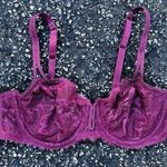 Women’s Auden Unlined Lace Balconette Bra Red Sexy Secret NWOT 38B Size undefined Photo 0