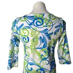 Whimsy Rose Sun Safe 3/4 Sleeve Top, Size S Blue Photo 7