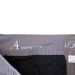 Ann Taylor Ann‎ Taylor Loft Womens Curvy Crop Pants Size 4 Tan Button Ankles Stretch 29X23 Photo 3