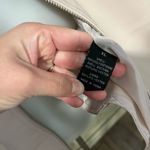 Baccini NWT  Women's Cream Vegan Faux Leather Jacket Size XL Photo 3