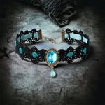 Gorgeous Lace AdjustableChoker A Stylish Collarbone Necklace for Any Occasion! Black Photo 1