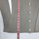 J.Crew Silk Light Green / Gray Cardigan Sweater Size S Photo 7