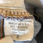 David Kahn deep fold folded Capri Blue jeans Women’s Size 8 Photo 6