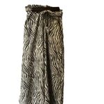 Cotton On NWT Pull on Linen Zebra Cream Pattern Paper Bag Waist culotte Pants 2 Photo 4