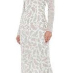 Mac Duggal FOLIAGE EMBELLISHED MIDI SHEATH DRESS. Size 8. $538 Photo 0