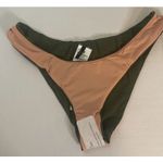 J.Crew Olive Green Mid Rise Cheeky Coverage Bikini Swim Bottom Size Small NWT Photo 4