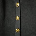 St. John  Basics Santana Knit Short Sleeve Blazer Jacket in Navy Size Small Photo 2