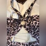 Aqua Green Womens UPF 50 Ring Back One Piece Lined Swimsuit ® Animal Print Sz 18 Photo 7