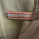 Sneak Peek Distressed Ripped Sexy Boyfriend Olive Green Women Shorts Photo 8