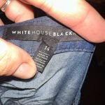 White House | Black Market denim bell sleeve classic 14 blouse Photo 2