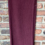 Lands' End  Plush Fleece Maroon Red Infinity Scarf Women's Photo 0