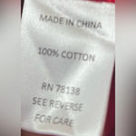 The Vermont Country Store Wide Wale maroon Corduroy Zip Front Vest, Size Medium Red Photo 5