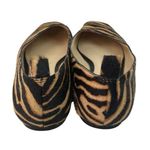 Vince Camuto Latenla Shoes Womens Size 8M Brown Tiger Calf Hair Flats Trendy Photo 4
