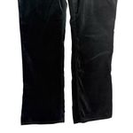 Chico's Chico’s Black Velvet Velour Boot Cut Mid Rise Pants Size 14 Photo 3