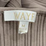 WAYF NWOT Size M Alexi Beige Long Sleeve Ribbed Belted Midi Bodycon Dress $99 Photo 2